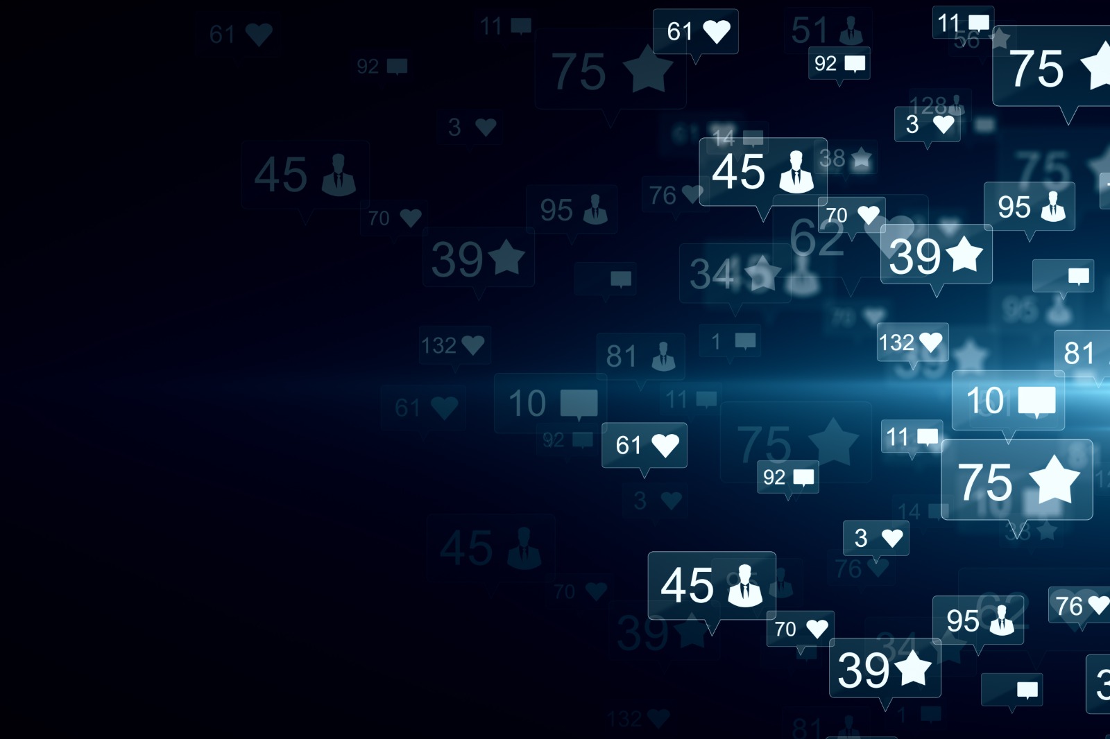 Social media engagement metrics